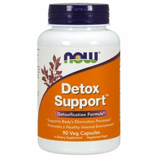 Detox Support 90cps now foods