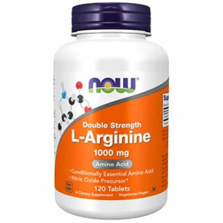 l-arginine 1000mg 120cps now foods