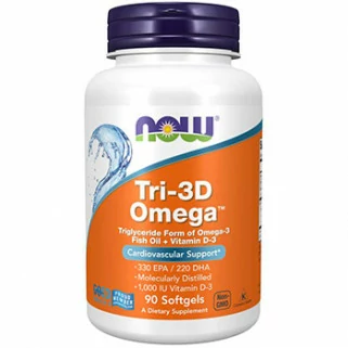 tri-3d omega 90cps now foods