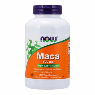 maca 500mg 250cps now foods