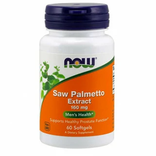 saw palmetto extract 160mg 60cps now foods