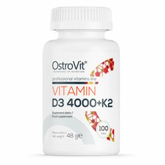 Vitamin D3 4000 + K2 100 tabs OstroVit