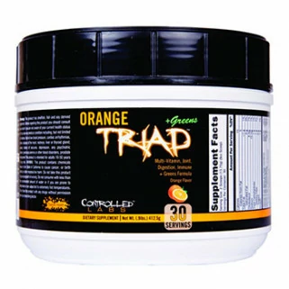 orange triad + greens 415g controlled labs