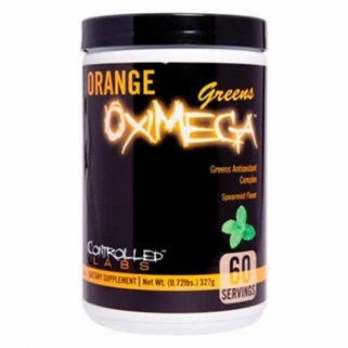 orange oximega greens 327g controlled labs