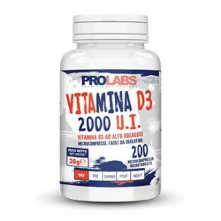 Vitamin D3 2000 U.I. 200 tabs Prolabs