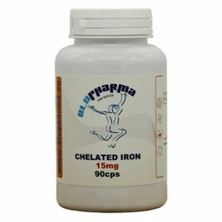 ferro chelato 15mg 90cps blu pharma