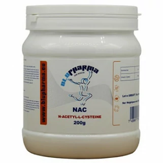 NAC N-Acetyl Cisteine Powder 200g blu pharma