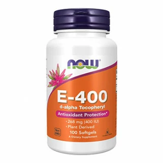 Vitamin e-400 D-Alpha Tocopheryl 100cps now foods