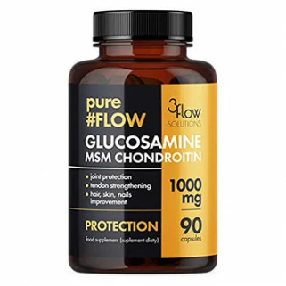 Glucosamina MSM Condroitina 1000mg 90 capsule 3 flow solution