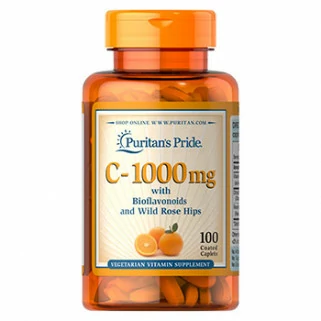 c-1000 whit bioflavonoids + rose hips 100cps puritans pride