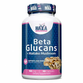 Beta Glucans + Maitake Mushroom 90cps haya labs