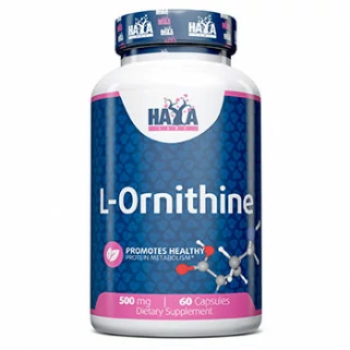 Ornithine 500mg 60cps haya labs integratore stimolatore del gh e detossificatore dei tessuti