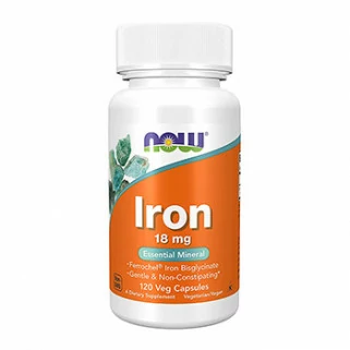 Iron 18 mg Now Foods