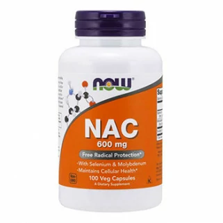 nac acetyl cisteina 100cps now foods
