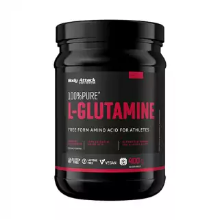 100% Pure L-Glutamine 400 g  Body Attack
