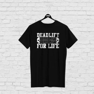 T-shirt motivazionale DEADLIFT FOR LIFE motivated4ever M4E