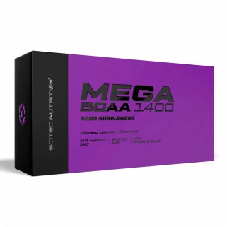 Mega Bcaa 1400 180 cps scitec nutrition