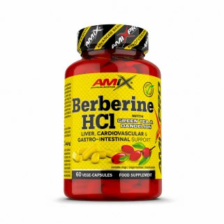 Berberine HCl with GreenTea & Dandelion 60 cps Amix
