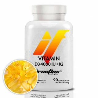 Vitamin D3 4000+K2 90 tab IronFlex