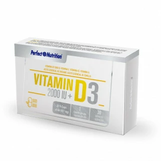 Vitamin D3+ 30 Vcaps Perfect Nutrition