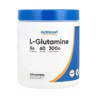 L-Glutamine Powder 300 gr Nutricost