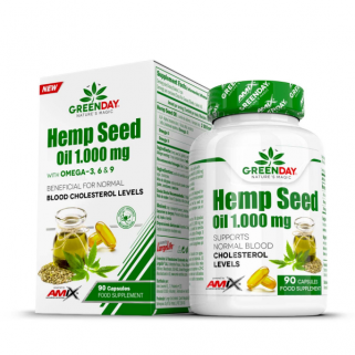 Hemp Seed Oil 1000 mg 90 softgel Amix